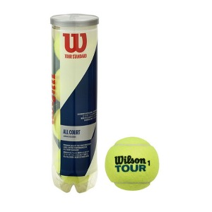 윌슨 테니스공 투어 스탠다드 1캔 4개입 Wilson WRT103800
